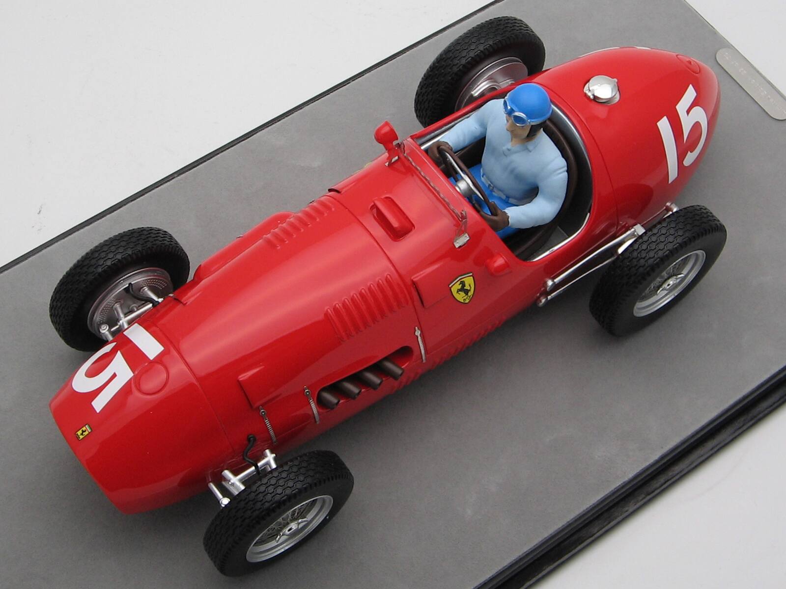 Alt View 3. Tecnomodel - Ferrari 500 #15 Alberto Ascari Winner "F2 England GP" 1952 w/Driver Figure Ltd Ed to 70 pcs 1/18 Model Car by Tecnomodel.