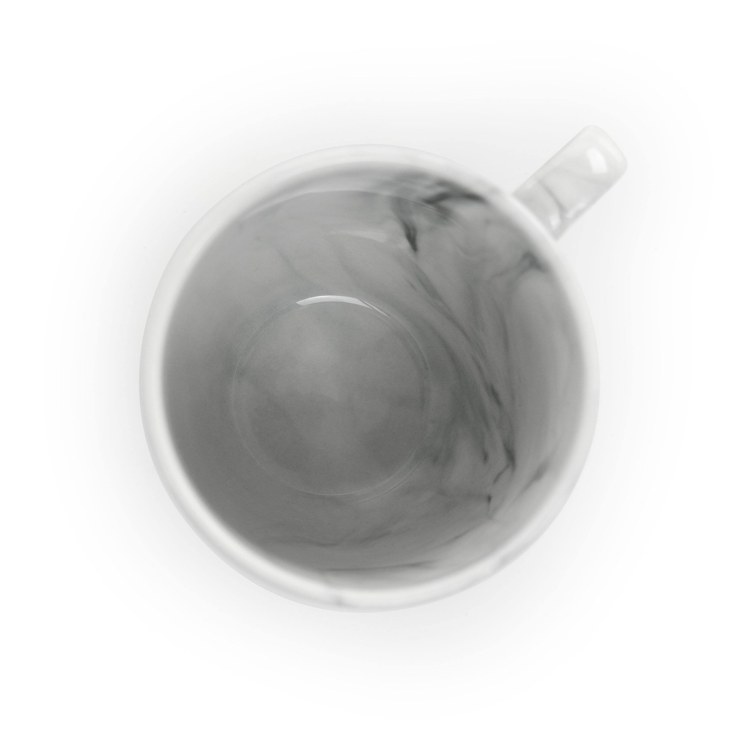 Alt View 7. Elama - Elama Fine Marble 16 Piece Stoneware Dinnerware Set in Black and White - Black and White.