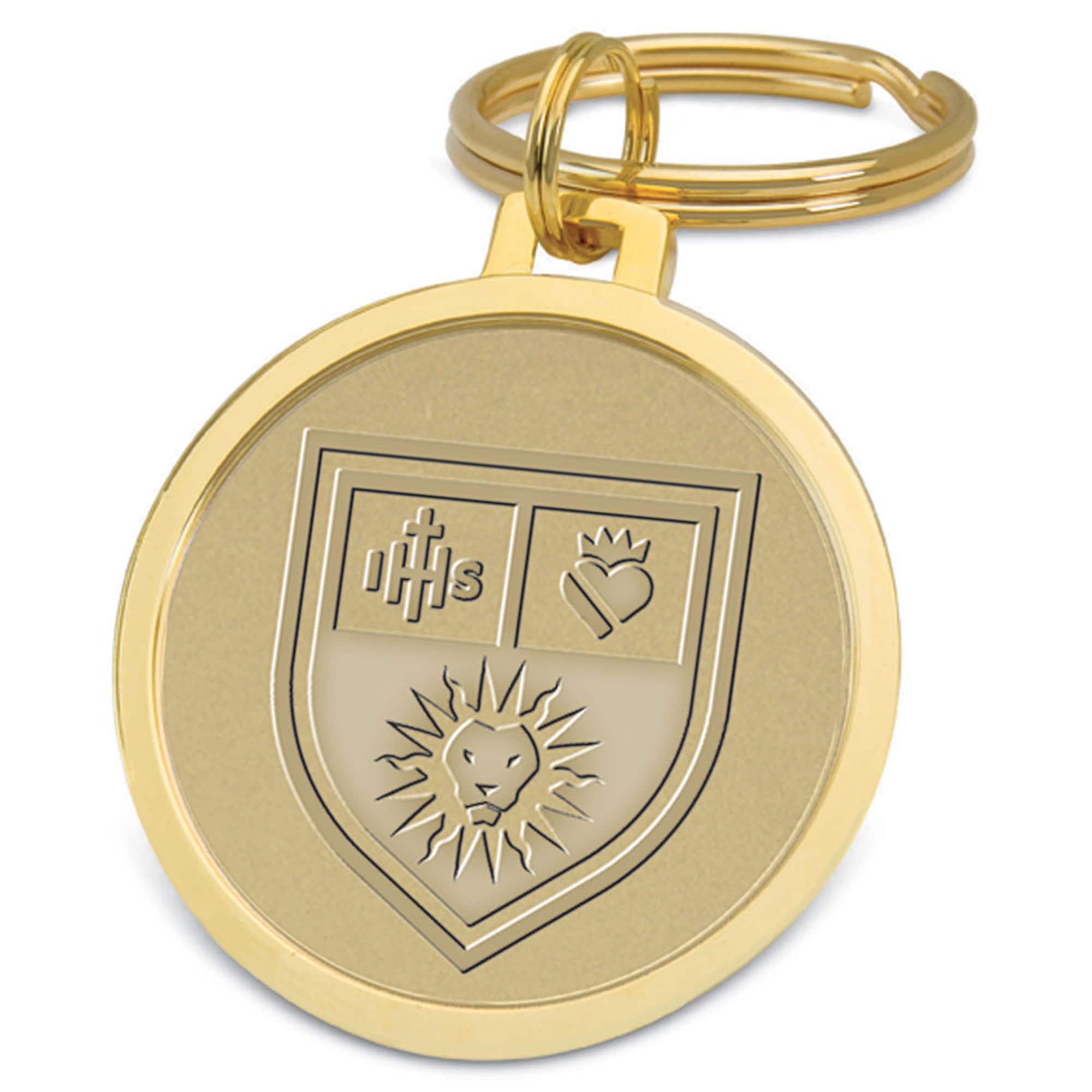 Jardine - Loyola Marymount Lions Team Logo Split-Wire Key Ring - Gold