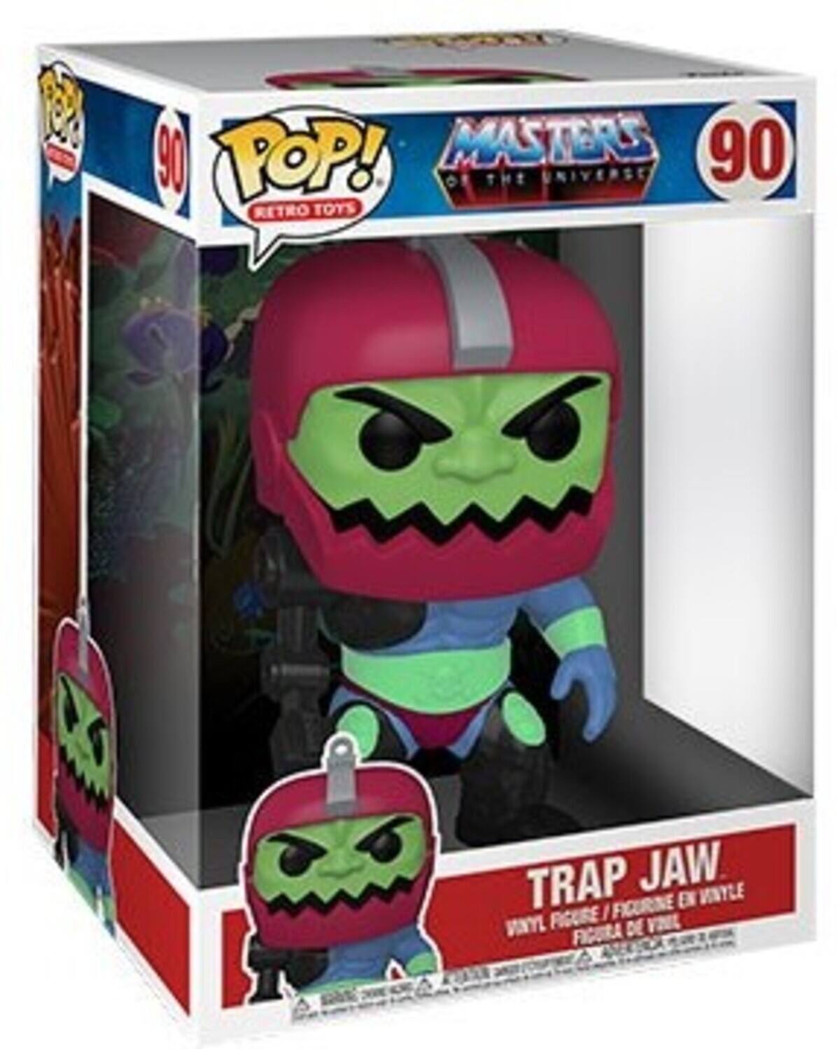 90, POP!, MASTERS, 90, of THE UNIVERSE, RETRO TOYS, TRAP JAW, MINYLE, FIGUROIE, EN, FIGURE, I, VINYL, FIGURA, DE, VOUL