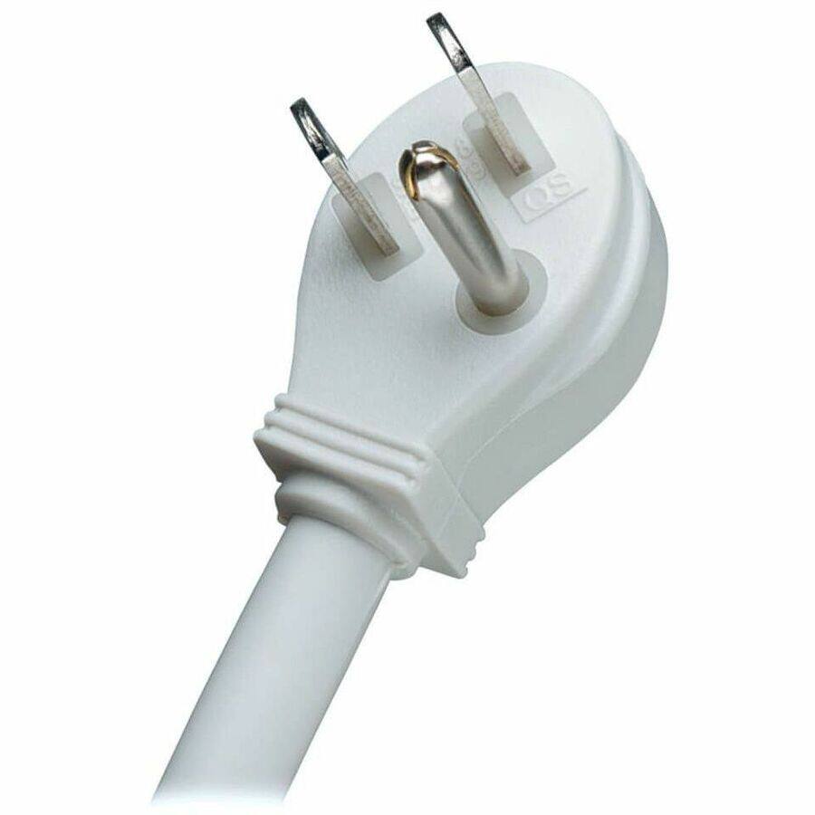 Alt View 1. Tripp Lite - Eaton Tripp Lite Series Isobar 8-Outlet Surge Protector, 12 ft. Cord with Right-Angle Plug, 3840 Joules, Diagnostic - Gray,Black.