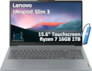Lenovo ideapad Slim 3
15.6" Touchscreen
Ryzen 7 16GB 1TB