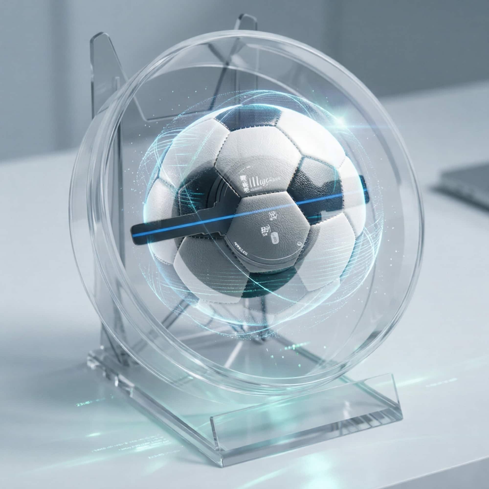 E.P. Light - Desktop 3D Customize Hologram Fan with Round Shade - Clear/Black