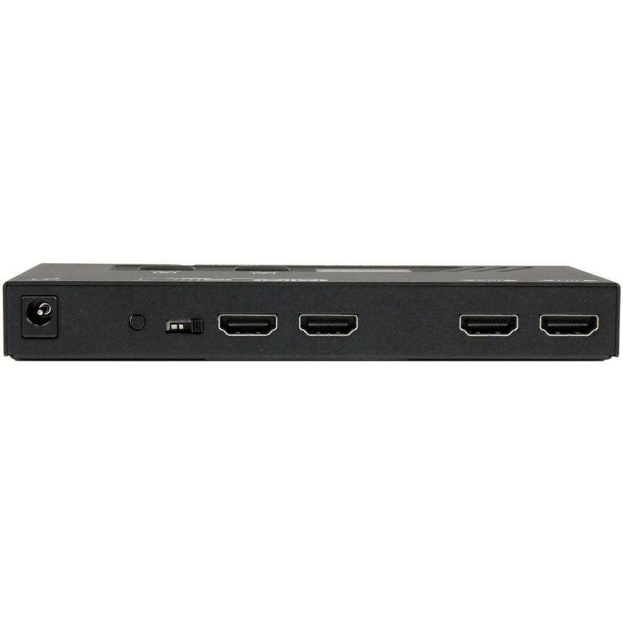 Alt View 2. Startech - 2x2 HDMI Matrix Switch with Automatic and Priority Switching - 1080p - Black.