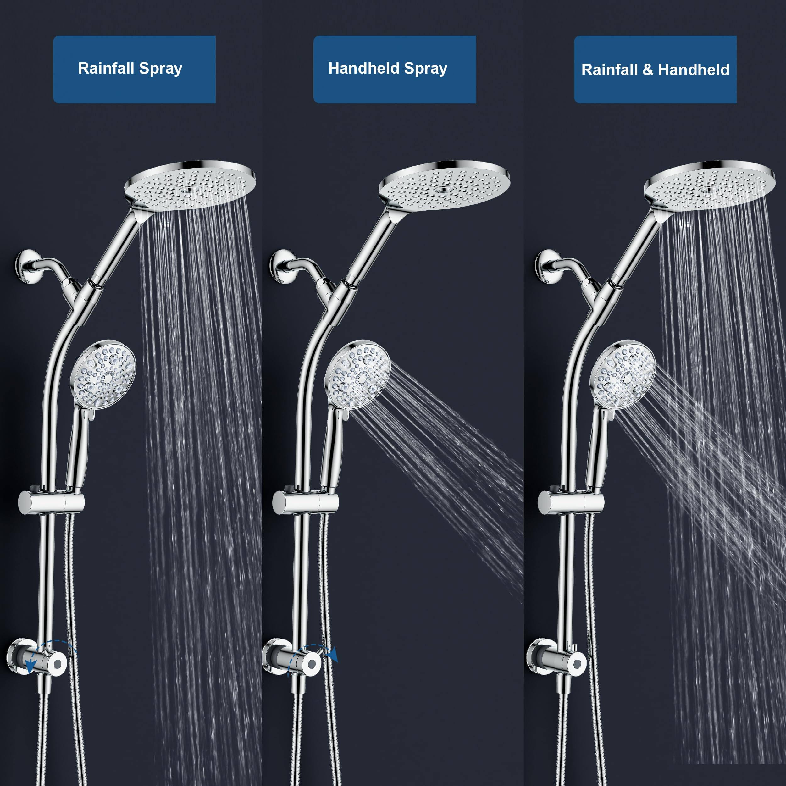 Rainfall Spray  
Handheld Spray  
Rainfall & Handheld