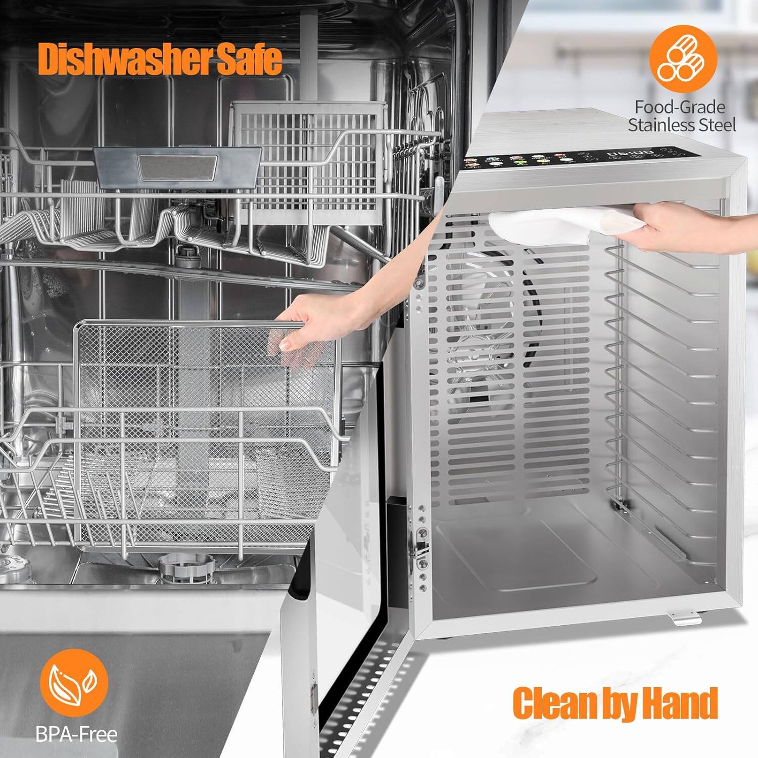 Dishwasher Safe  
Food-Grade Stainless Steel  
BPA-Free  
Clean by Hand