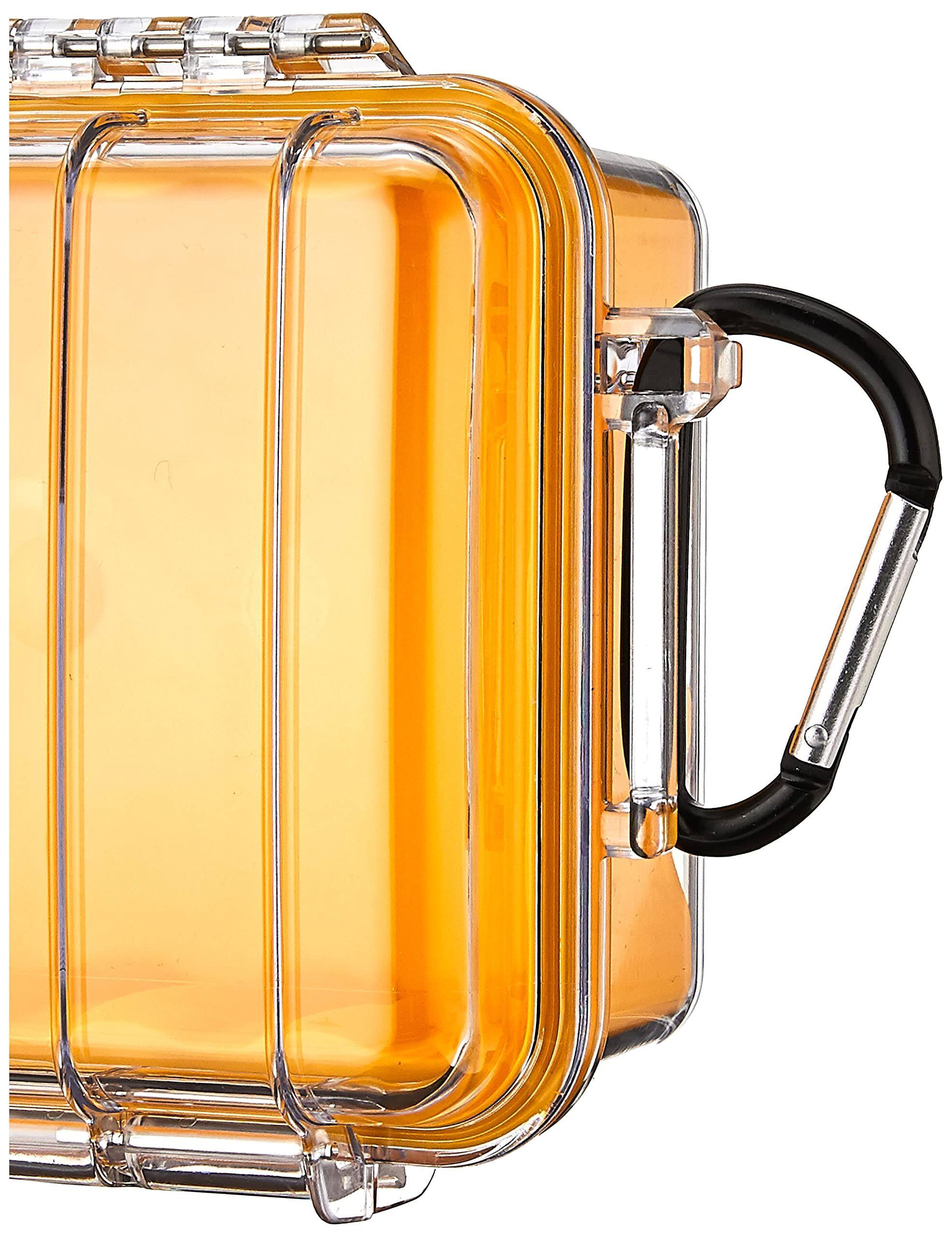 Alt View 1. Pelican - Pelican 1050 Micro Case - Yellow/Clear.