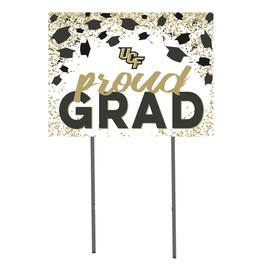 Jardine - UCF Knights 18'' x 24'' Grad Yard Sign - White