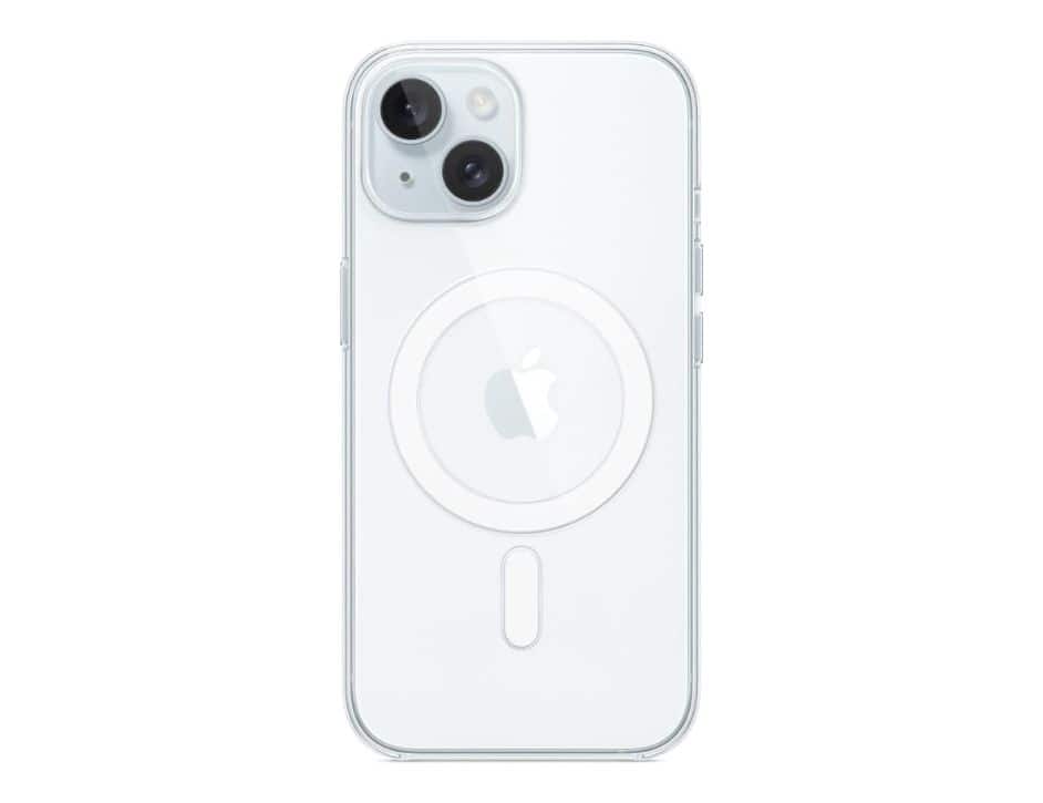 Apple - Case with MagSafe for iPhone 15 - Color: - Clear