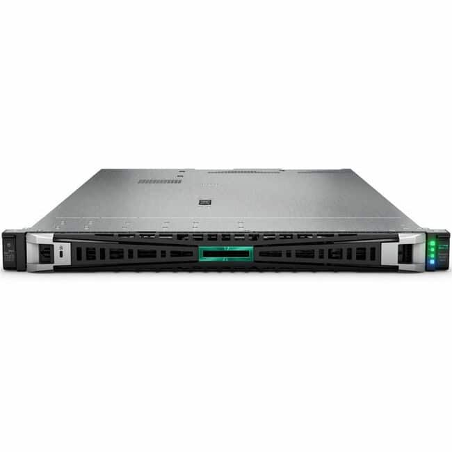 Front. HP - HPE ProLiant DL360 Gen11 1U Rack Server - 1 x Intel Xeon Gold 5416S 2 GHz - 64 GB RAM - 960 GB SSD - (2 x 480GB) SSD - Black.