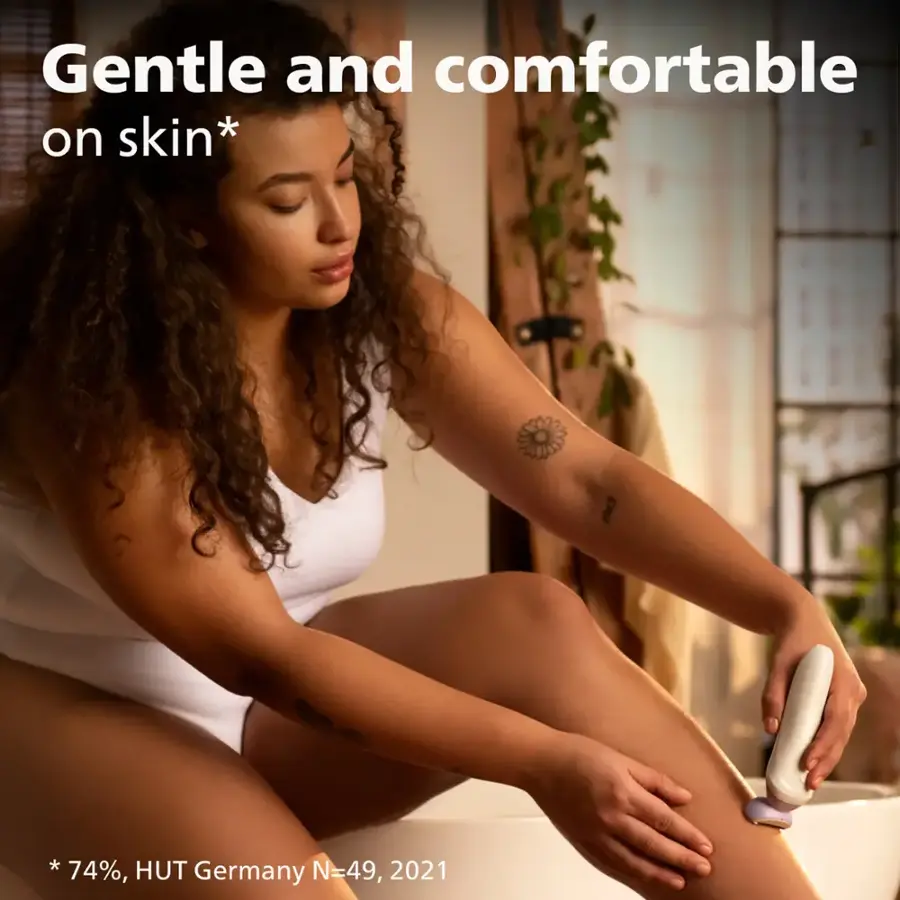Alt View 20. Philips - Lady Electric Shaver Series 6000 - White.