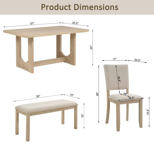 Product Dimensions: 57" x 35.5" x 30" x 17" x 20.5" x 16.8" x 8" x 38" x 15" x 36" x 16" x 16.5" x 19" x 19.3"
