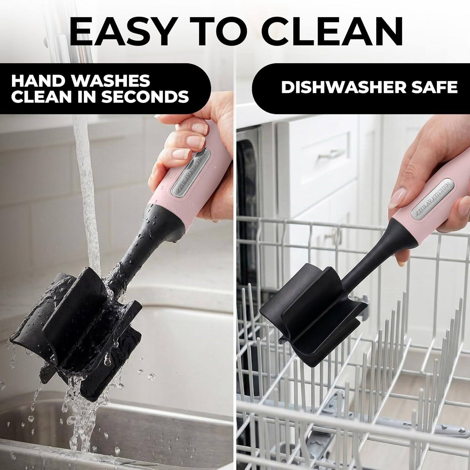 EASY TO CLEAN

HAND WASHES CLEAN IN SECONDS

DISHWASHER SAFE