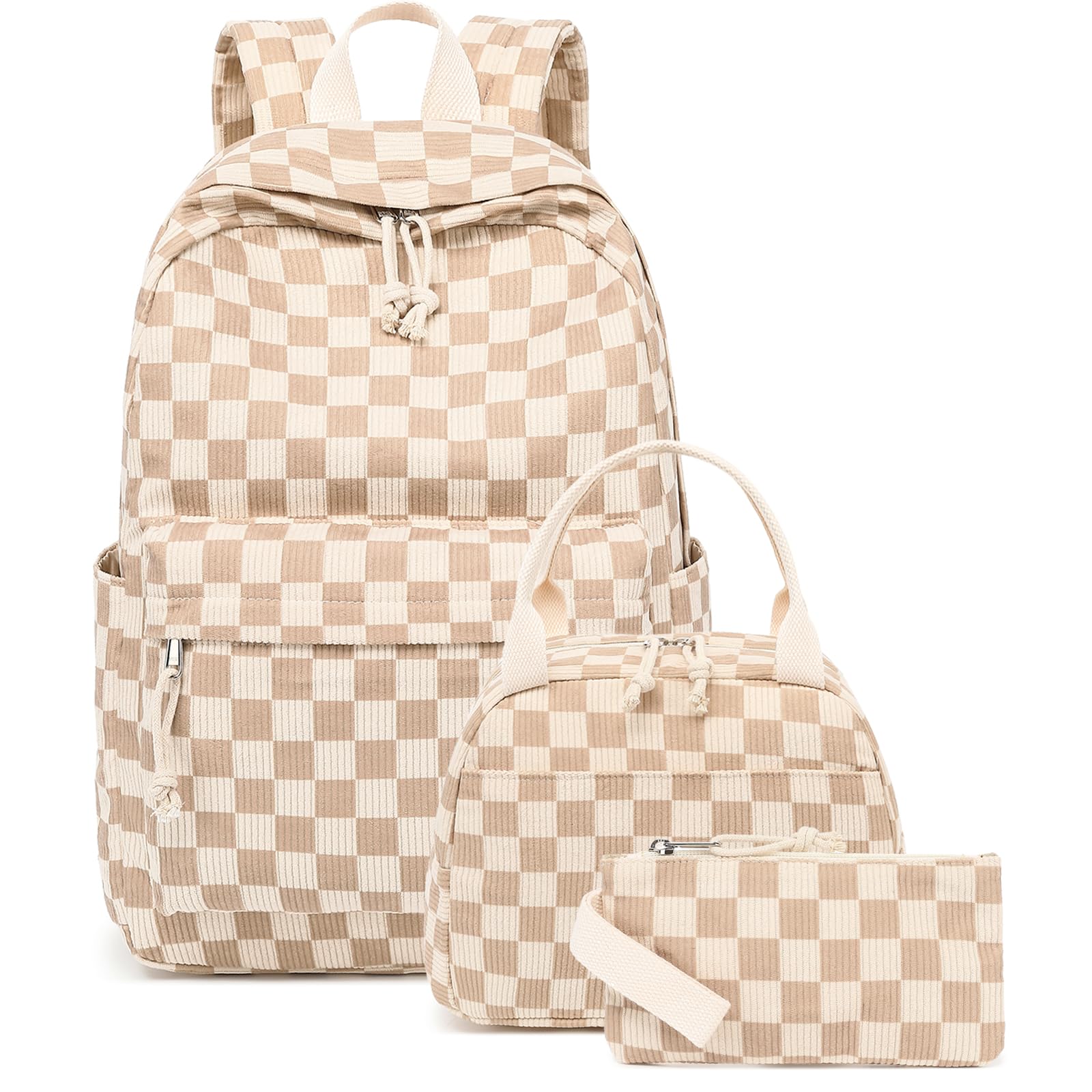 Cozy Serene School Backpack Teens Book Bags With Lunch Box Pencil Bag ...