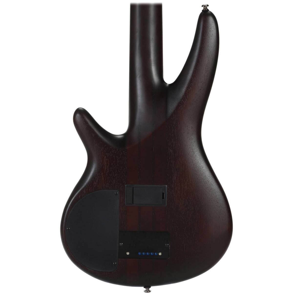 Alt View 9. Ibanez - Ibanez SR Series SRF705 5 String Electric Bass Guitar, Rosewood Fretboard, Brown Burst Flat.