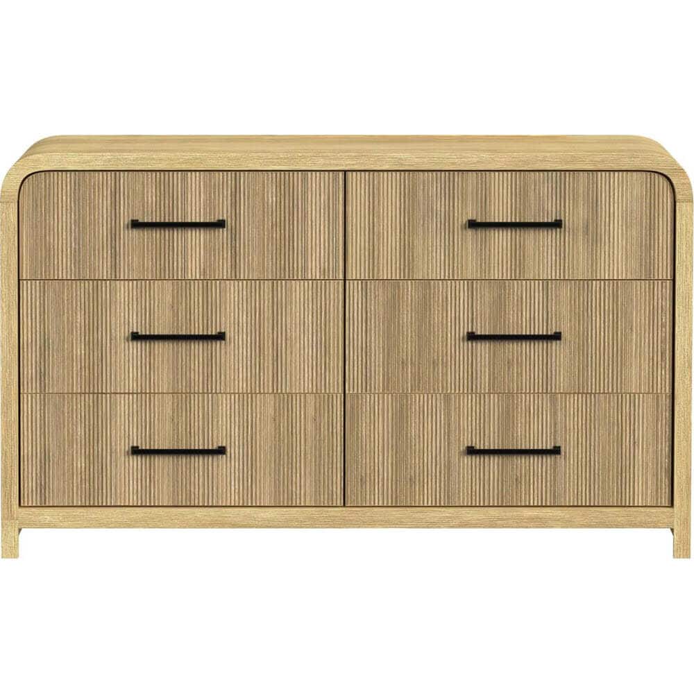 Elements - Ridgemont 6-Drawer Dresser - Natural