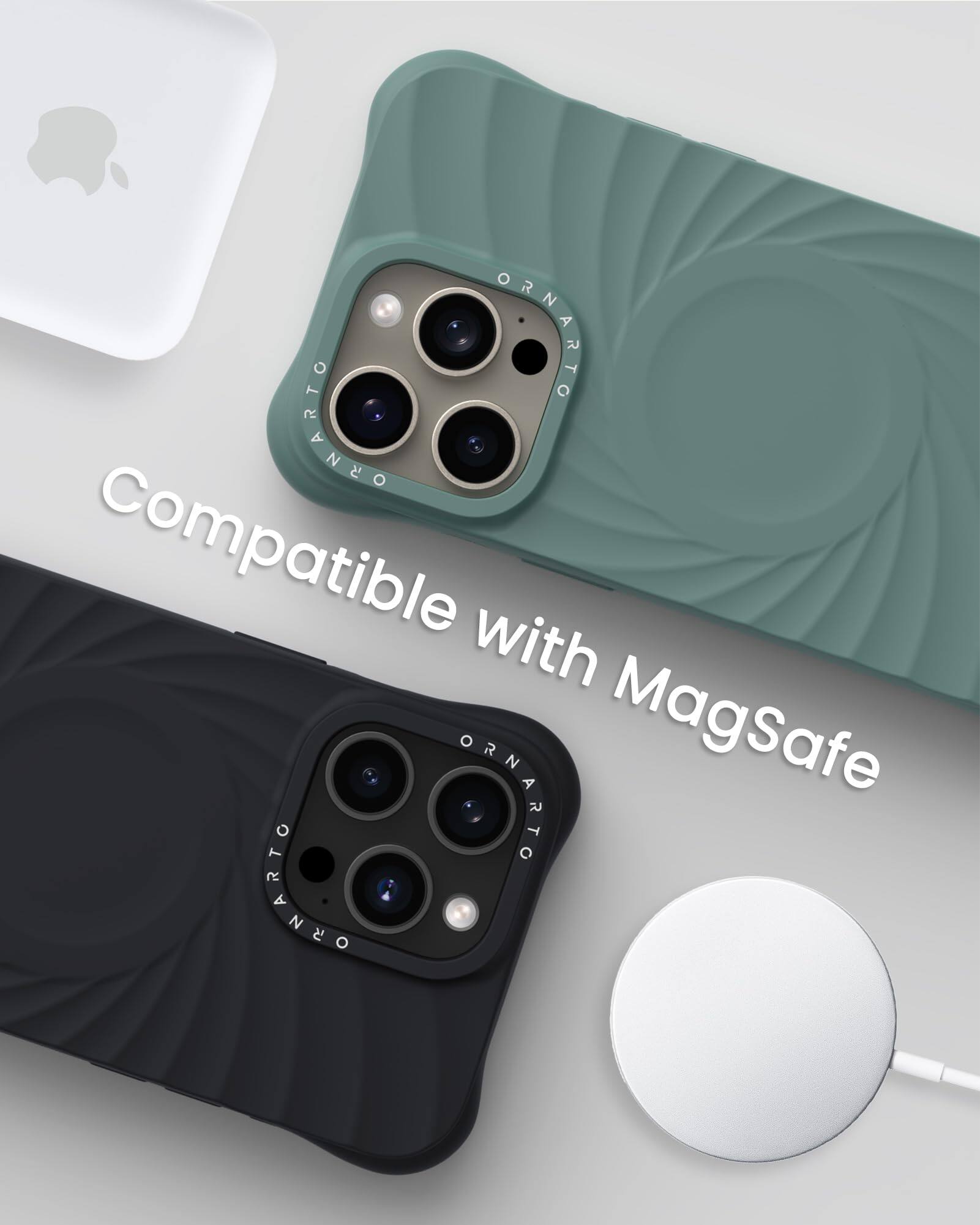 Compatible with MagSafe ORNARTO