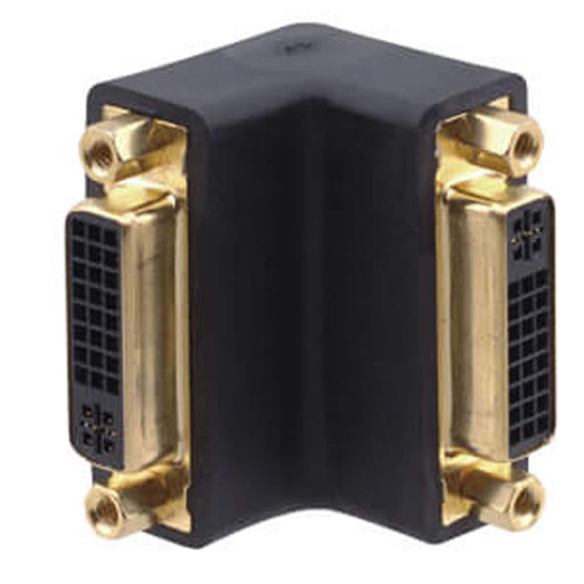 Kramer - Electronics AD-DF/DF/RA DVI (F) to DVI (F) Right-Angled Adapter