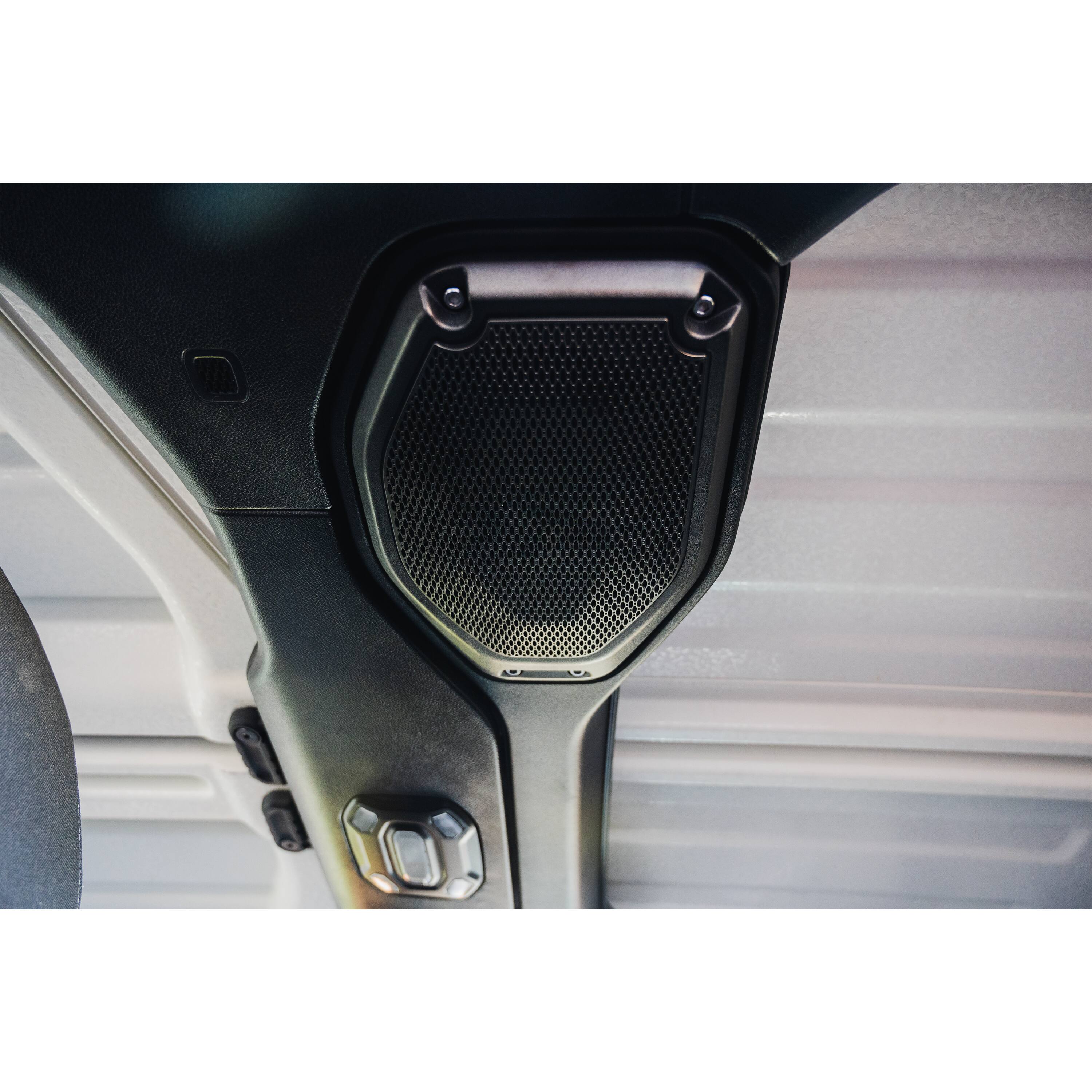 Alt View 17. Stinger - Soundbar Speaker Adapters for Select Jeep Wrangler JL and Gladiator JT Vehicles - Black.