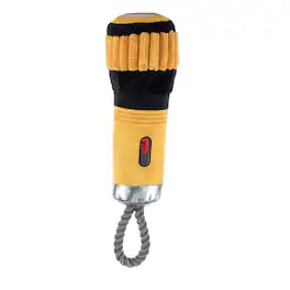 Pet Shop by Fringe Studio Wagsdale Black/Yellow I Need Some Light Dog Toy 1 pk - Black | Yellow