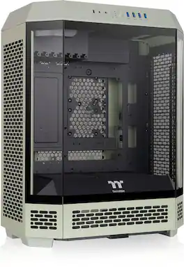 Thermaltake - Tower 600 Mid Tower ATX PC Case - Matcha Green