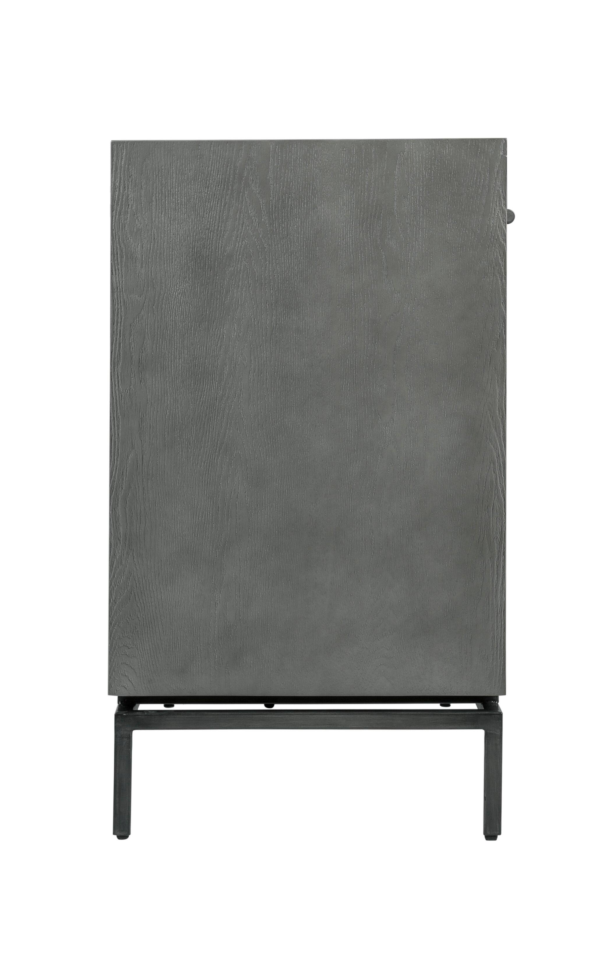 Alt View 4. Tommy Hilfiger - Tommy Hilfiger Ascher Bedside Table, Nantucket Gray - Nantucket Gray.