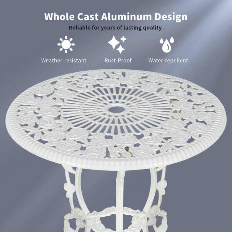 Whole Cast Aluminum Design  
Reliable for years of lasting quality  
Weather-resistant  
Rust-Proof  
Water-repellent