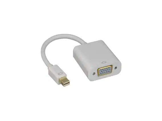 Front. Nippon Labs - Nippon Labs Mini DisplayPort To VGA Adapter, 1920x1200@60Hz, White Mini Dp to VGA, Converter, 30DP-MDP-VGA.