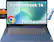 Front. Lenovo - IdeaPad Slim 3 Chromebook 14" FHD Touchscreen Laptop - MediaTek Kompanio 8-Core Processor - 192GB Storage - Chrome OS - Abyss Blue.