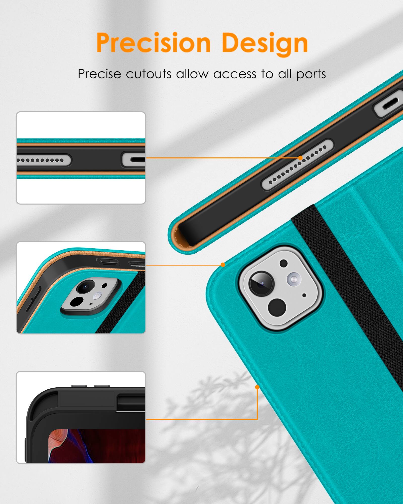 Precision Design  
Precise cutouts allow access to all ports