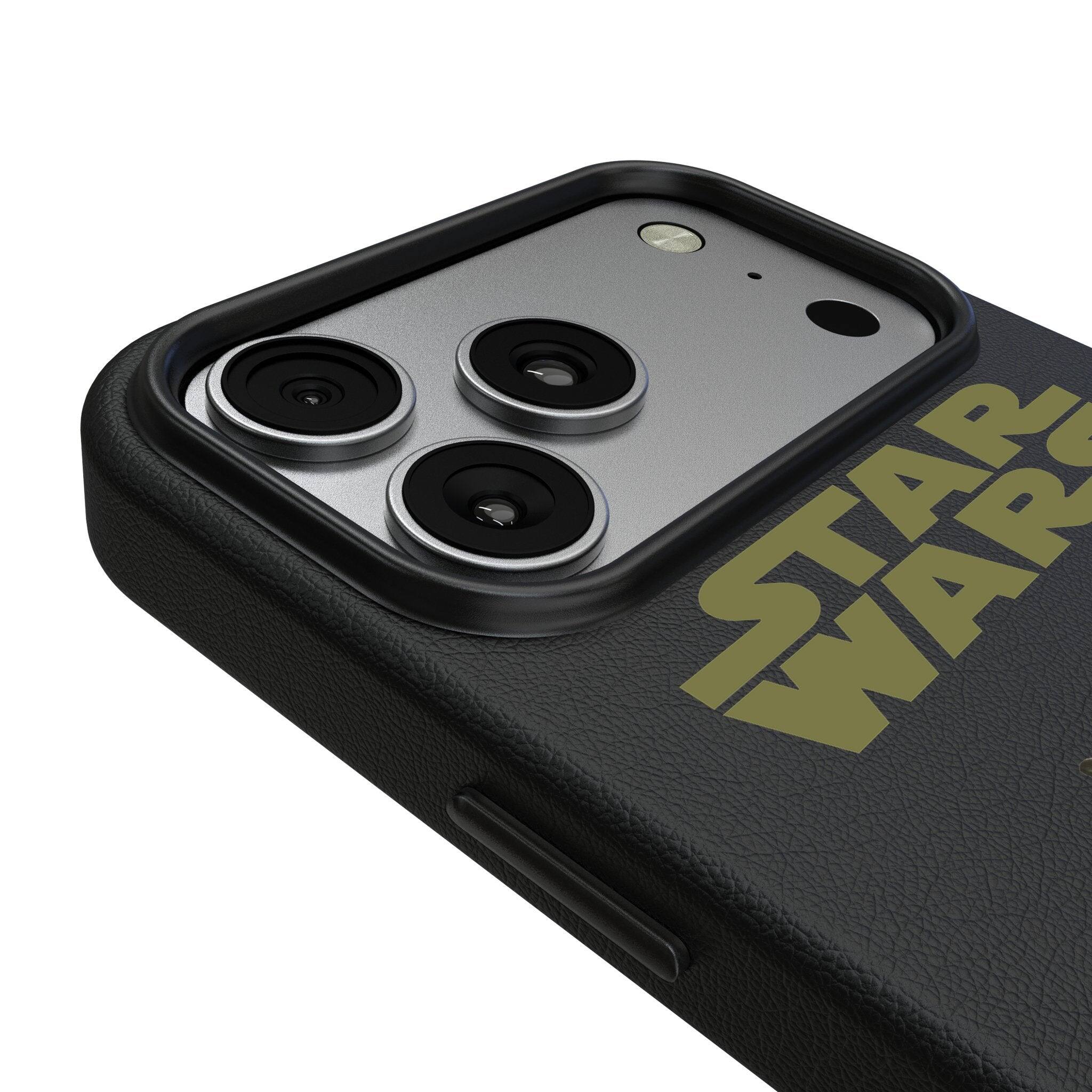 Left. Keyscaper - Star Wars: A New Hope Color Block MagSafe Compatible Phone Case - Apple iPhone 17 Pro Max - Yoda.