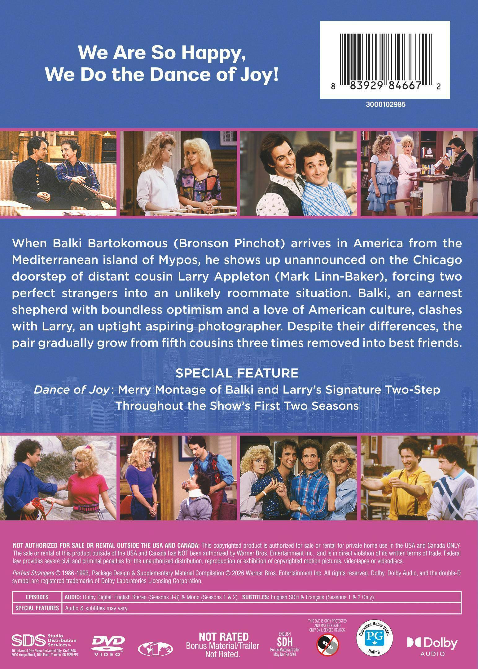 Back. Perfect Strangers: The Complete Series   - DVD.