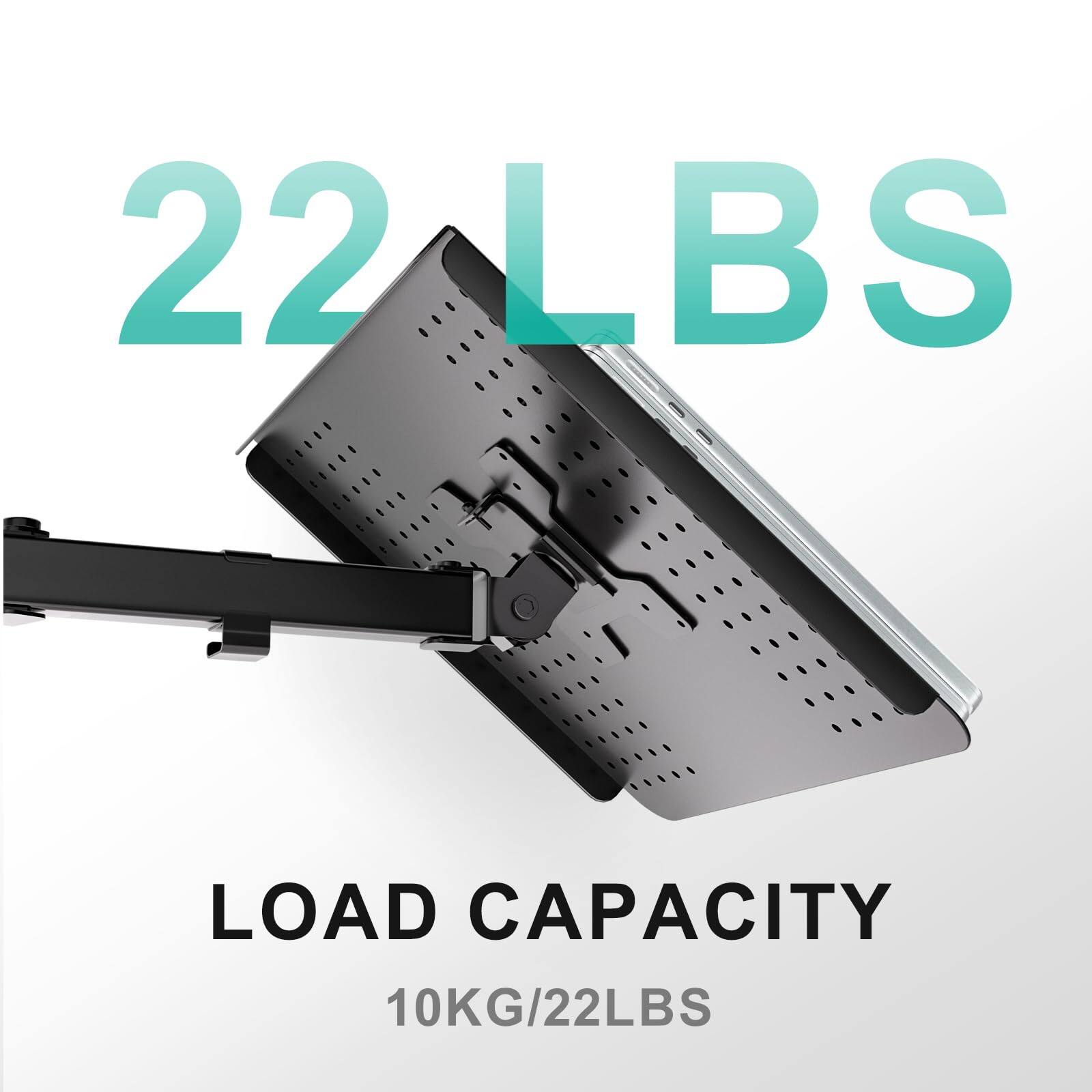 22 LBS

LOAD CAPACITY

10KG/22LBS