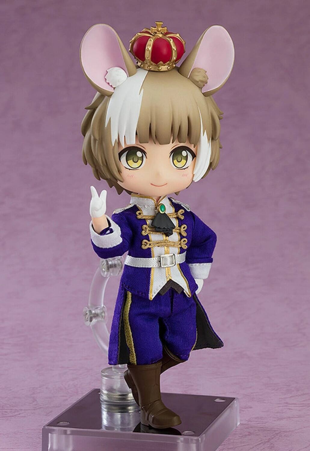 Alt View 1. Good Smile Company - Good Smile Company - Nendoroid Doll - Mouse King: Noix Action Figure   - Collectibles - Multicolor.