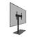 Angle. Kanto - Height Adjustable and Swiveling Tabletop TV Stand for 40" - 90" TVs - Black.