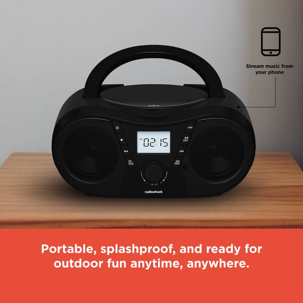 Stream music from your phone

Portable, splashproof, and ready for outdoor fun anytime, anywhere.