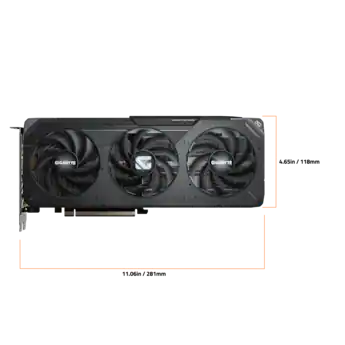GIGABYTE Radeon RX 9060 XT GAMING OC 16G GDDR6 PCI Express 5.0 GIGABYTE Radeon RX 9060 XT GAMING OC 16G GDDR6 PCI Express 5.0