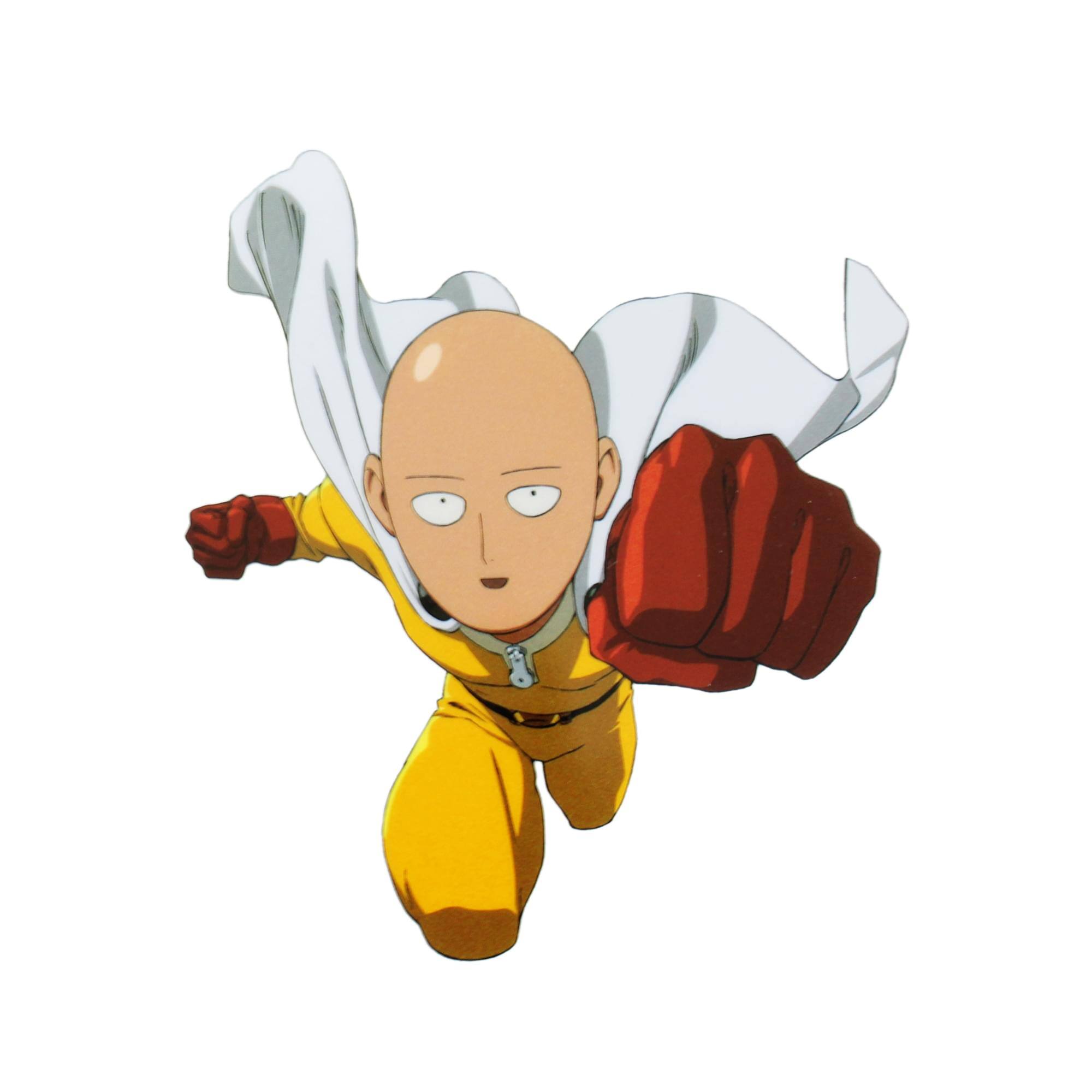 Alt View 10. Just Funky - One-Punch Man 45 x 60 Inch Fleece Throw Blanket - Red/White.