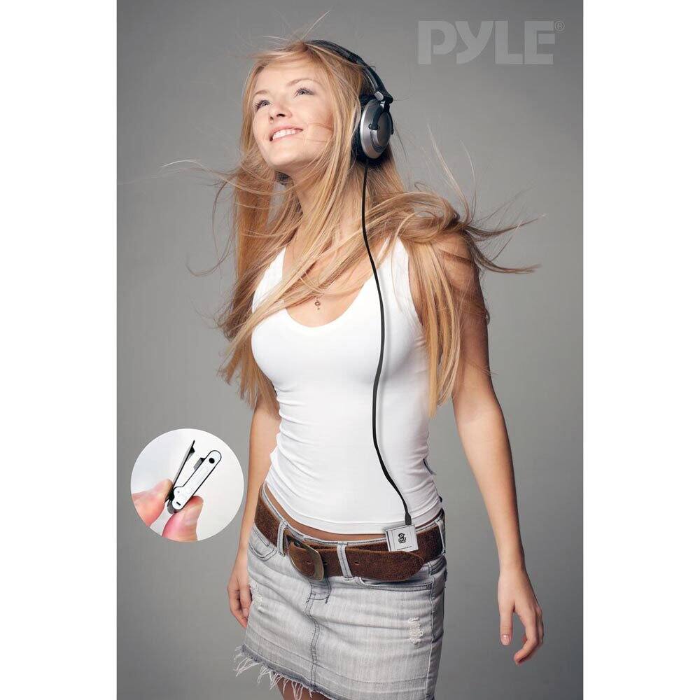 Left. PYLE - Pyle Home Bass Boosting Portable Headphone - Black.