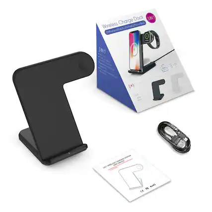 Sure, here is the corrected and grouped text from the image:
---
**Wireless Charge Dock 3IN1**
- iPhone+Watch+AirPods2/Pro or Buds
**3IN1**
- Wireless Charging Dock
- iPhone+Watch+AirPods2/Pro or Buds
**User Manual**
- Wireless Charging Manual
- User Manual
**Specifications**
- CE
- RoHS
**Color**
- Black
**Model**
- WPEL 201
**Hot Pun**
- ABO efrids p - h
- D aldre
- Nu
- ((+))
- a or Mt E
- 1 - back
- STATEN
- CHARGING
- MANUAL
- m AS USERMANNUAL
- WVPEL 201
- ROMS FC CE
---
This text is grouped and corrected based on the visible content in the image.