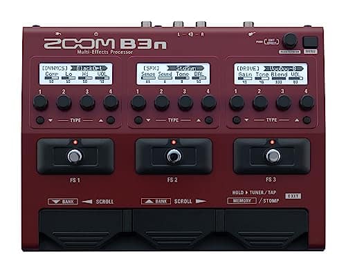 【ume】zoom B3n Zoom B3n Bass Guitar Multi Effects Processor Pedal with 60+ Built