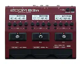 Zoom - B3n Bass Guitar Multi-Effects Processor Pedal with 60+ Built-in effects, Amp Modeling, Stereo Effects, Looper - Red