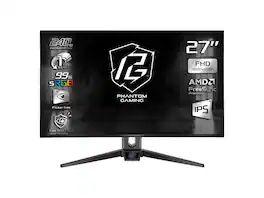 ASRock - Phantom Gaming 27" FHD 240Hz IPS 1ms FreeSync Premium Monitor PG27FFS1A - Black