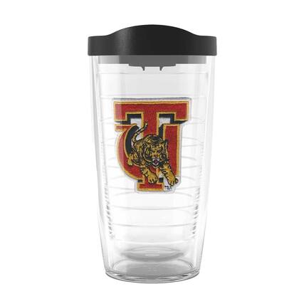 Front. Tervis - Tuskegee Golden Tigers 16oz. Emblem Classic Travel Tumbler - Multicolor.