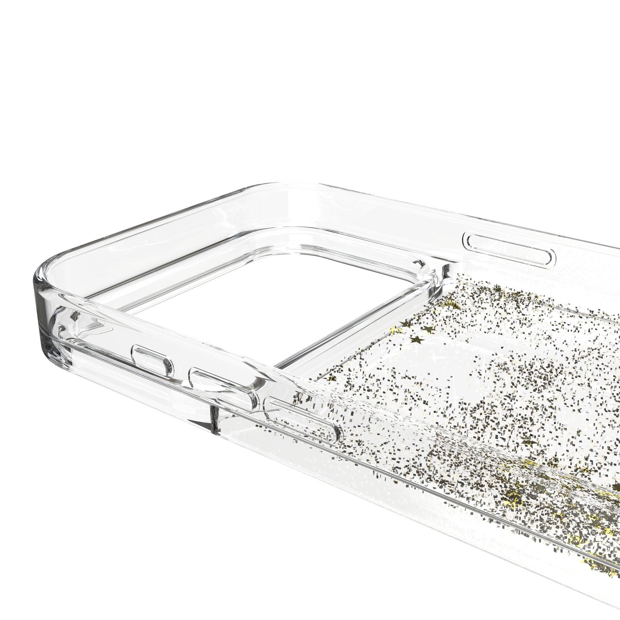 Back. Keyscaper - Marvel Sigil Glitter Phone Case - Apple iPhone 17 Pro - Hulk.