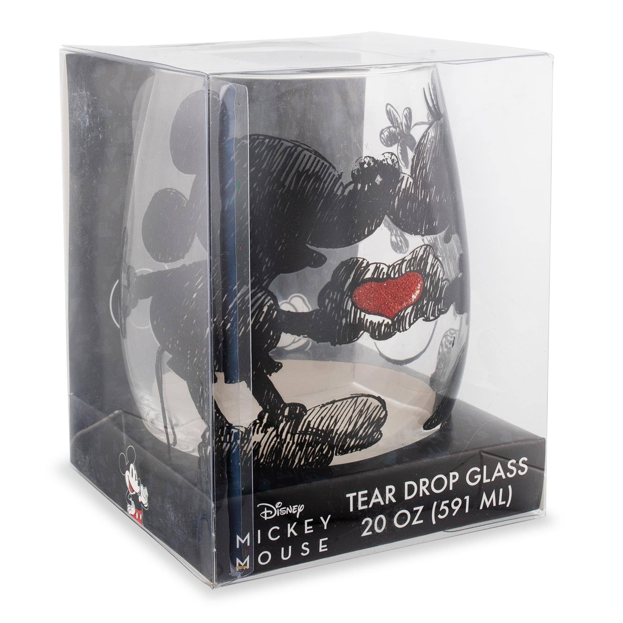 Disney  
MICKEY MOUSE  

TEAR DROP GLASS  
20 OZ (591 ML)