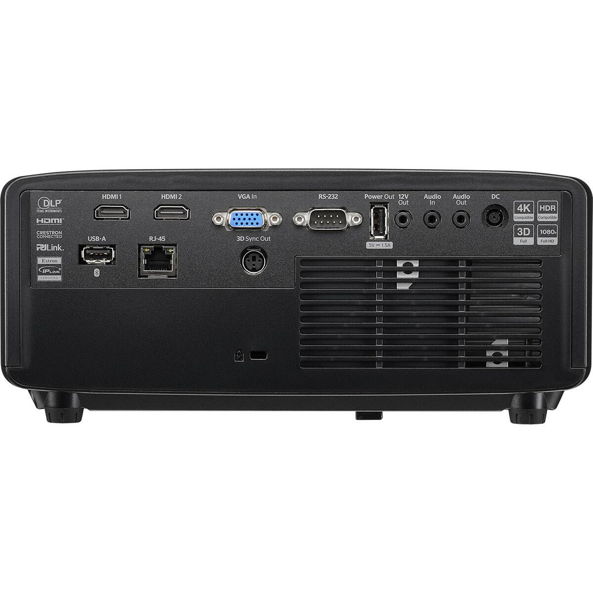 DLP TOX INSTRUMENTS HDMI CRESTRON CONNECTED RJLink.

HDMI1 USB-A
HDMI2 RJ-45
VGA In 3D Sync Out
RS-232
Power Out 12V Out SVm1SA
Audio In
Audio Out
DC

4K HDR Compatible
3D 1080i Full HD

IPLINK CERTIFIED