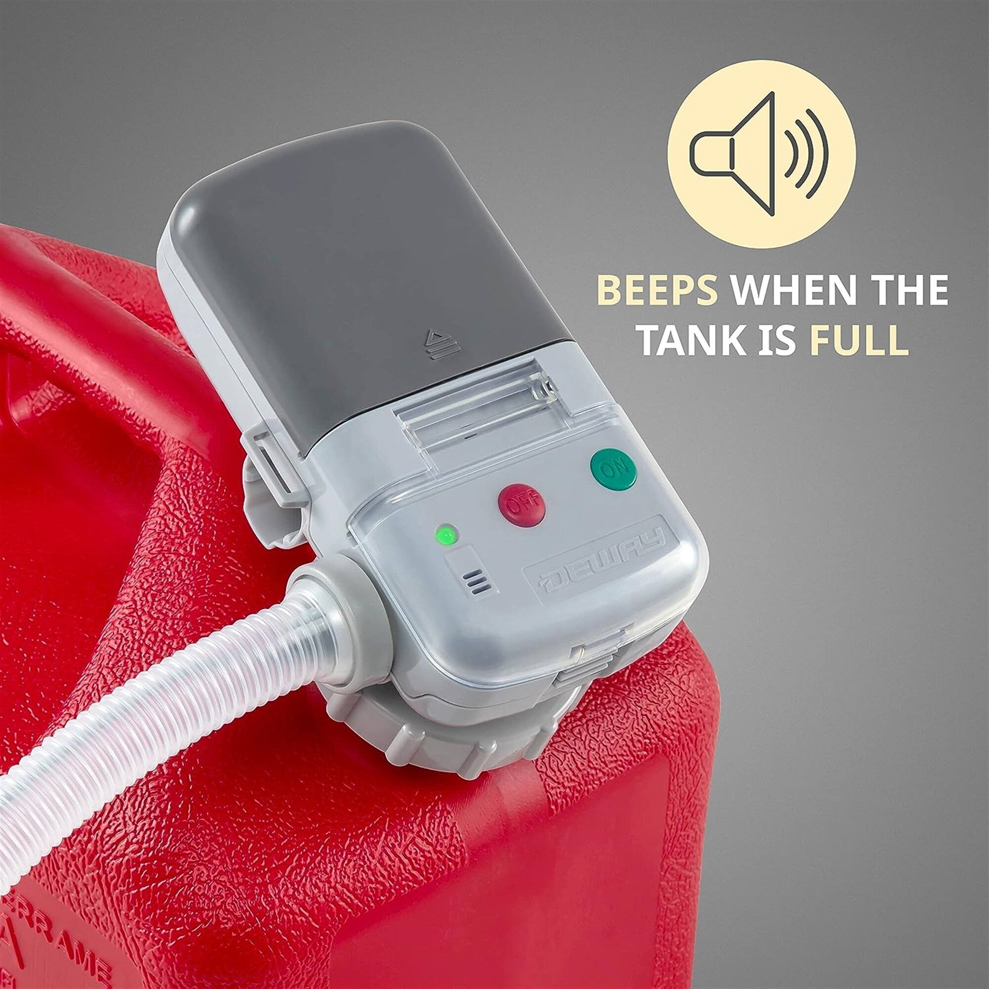 BEEPS WHEN THE TANK IS FULL, ON OFF, DEWAY A RAME 88 E SMA