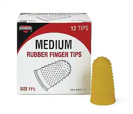 Cosco - Medium Finger Pad, Dozen (098173) - Orange