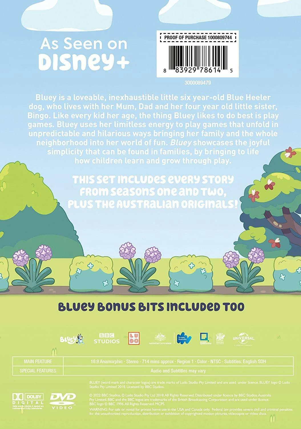 Bluey: Complete Seasons One and Two (Box Set) [DVD] [Standard